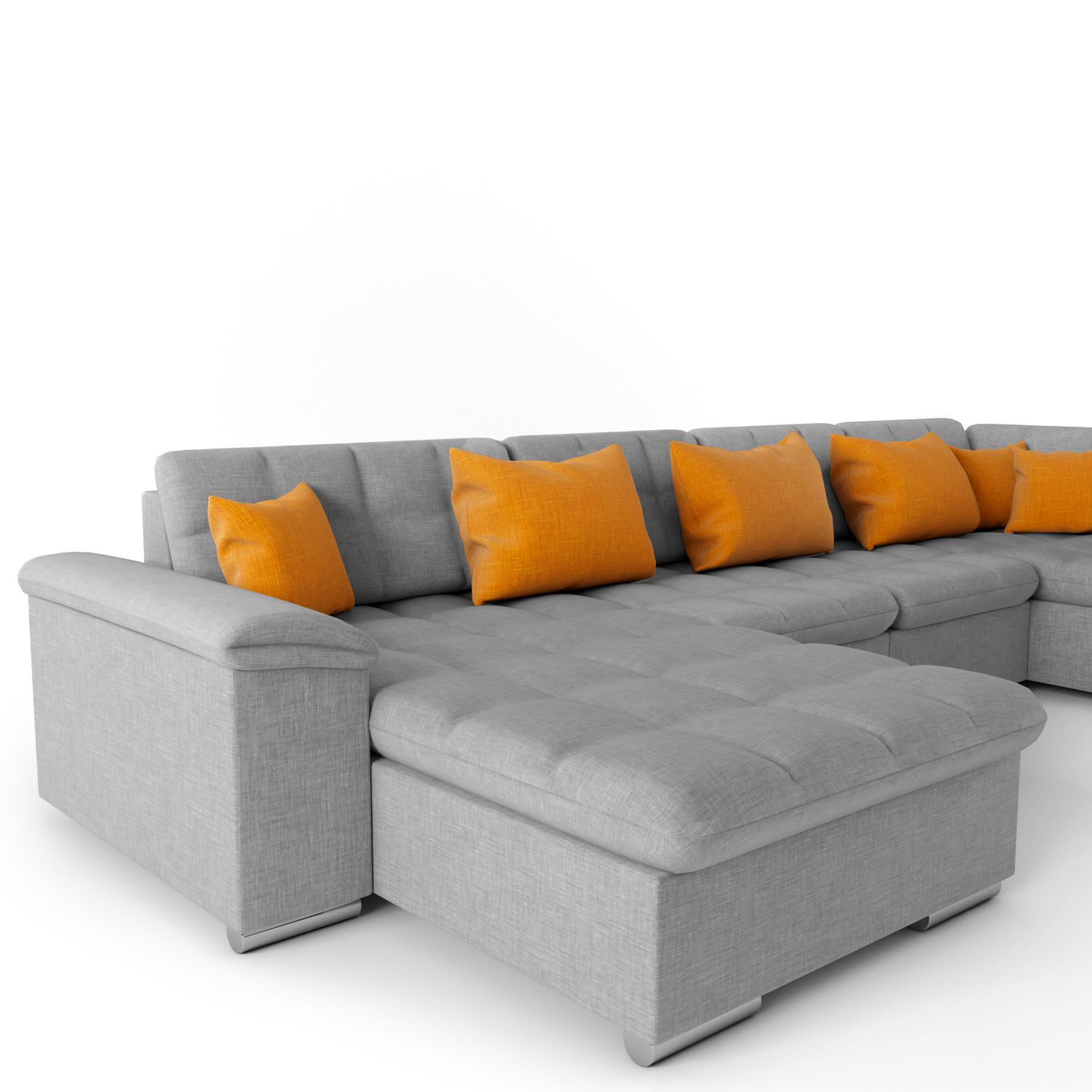 Sofa Modern 3D model_6