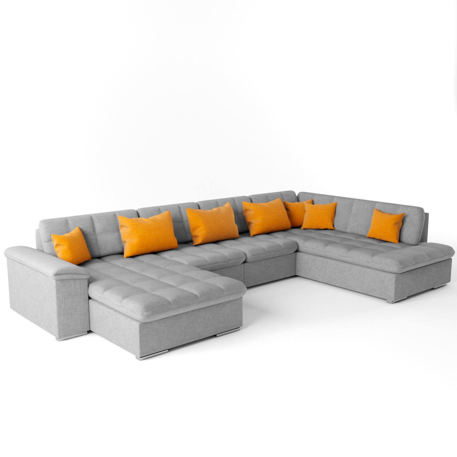 Sofa Modern 3D model_2