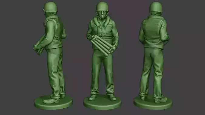 US Navy Sailor ww2 Ammo USN1 3D print model
