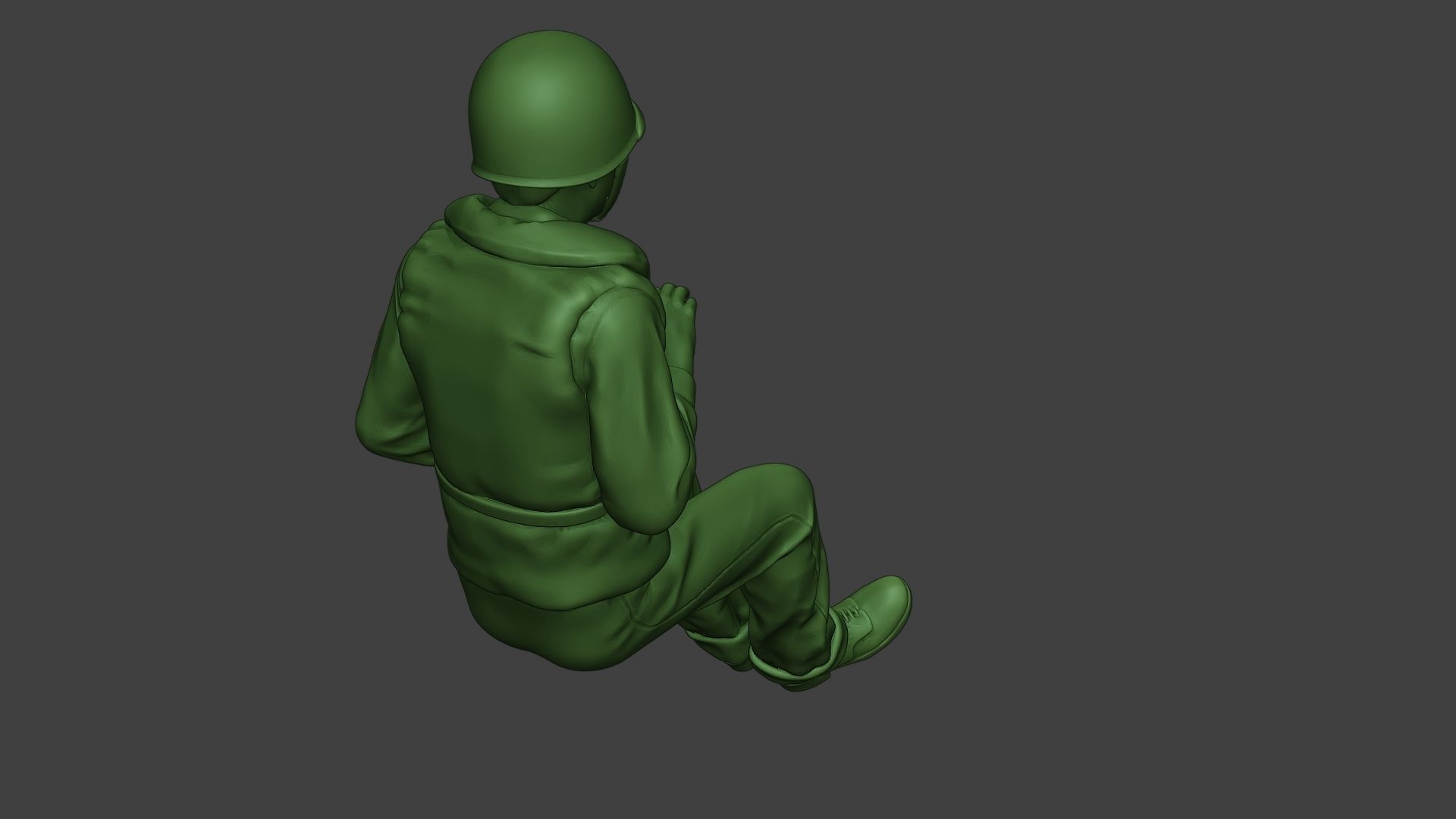 US Navy Sailor ww2 Sit USN1 3D print model_24