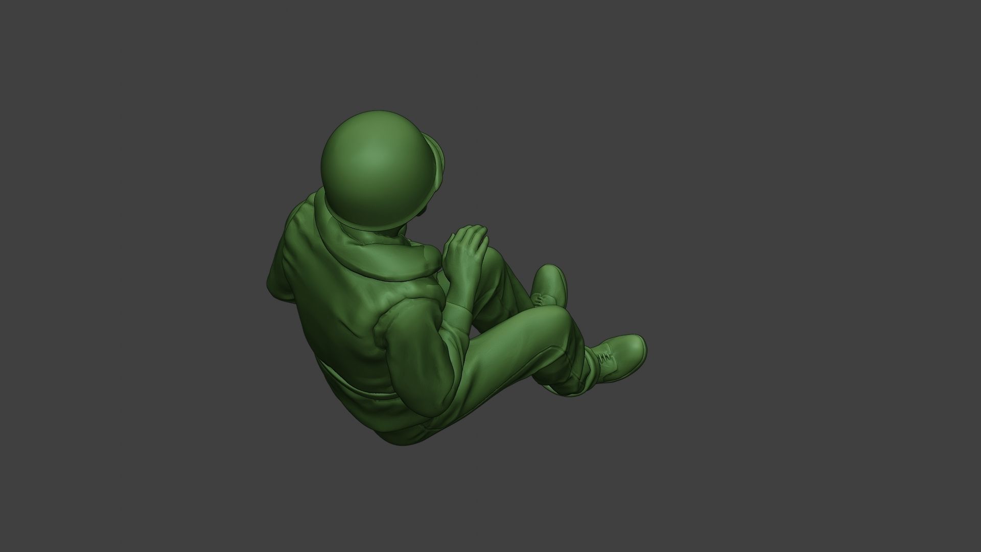 US Navy Sailor ww2 Sit USN1 3D print model_22