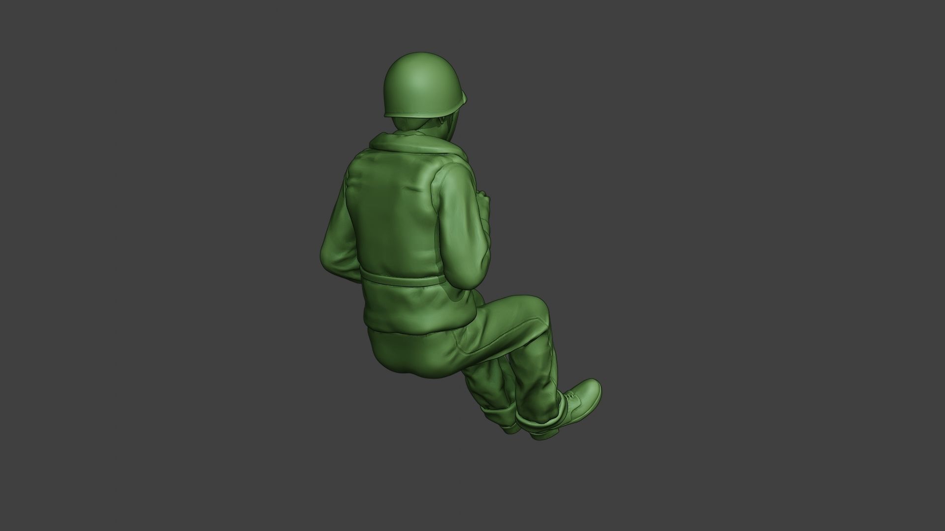 US Navy Sailor ww2 Sit USN1 3D print model_7