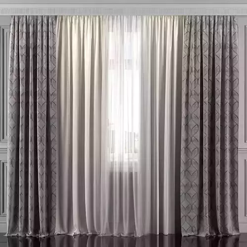 Curtain Set 307 3D model