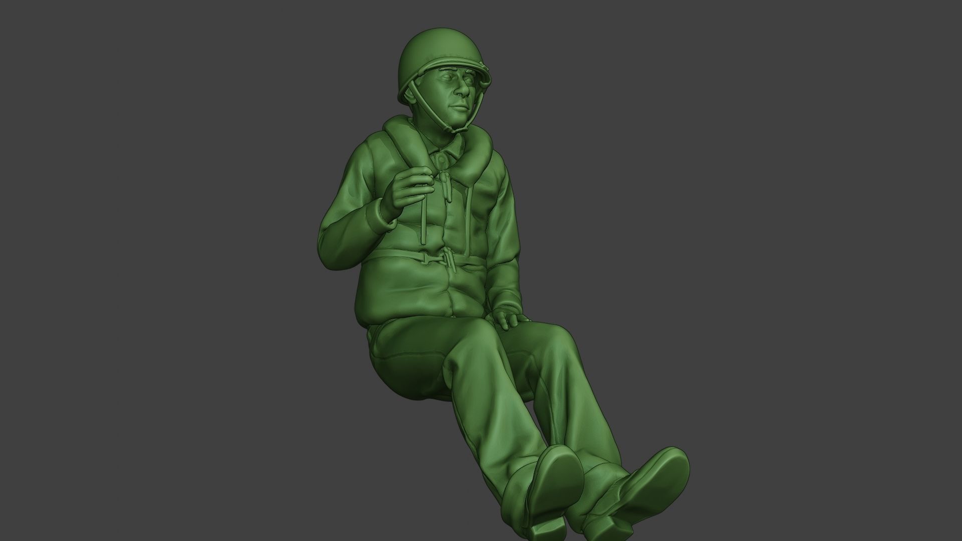 US Navy Sailor ww2 Sit2 USN1 3D print model_13