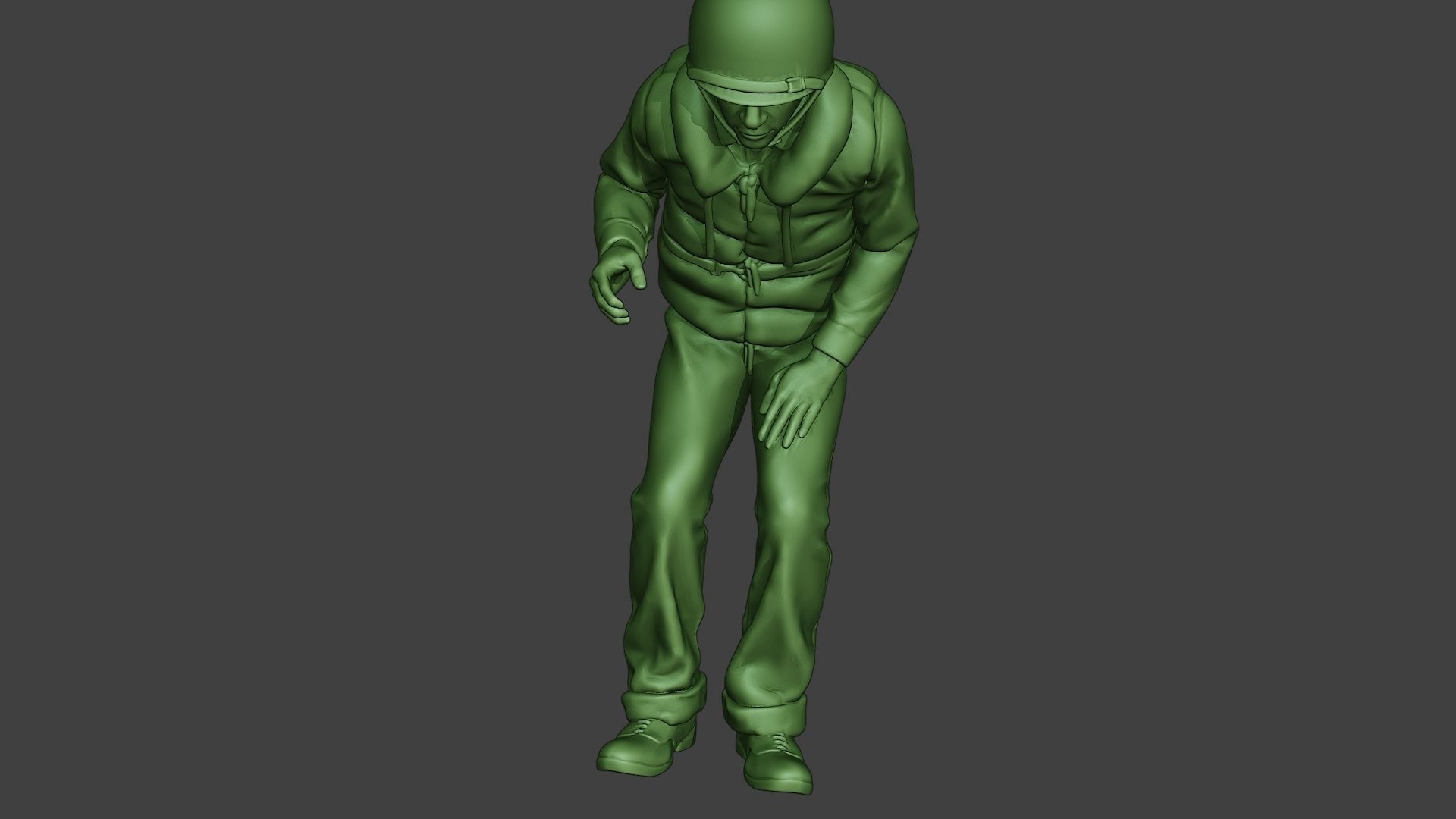 US Navy Sailor ww2 Sit2 USN1 3D print model_14