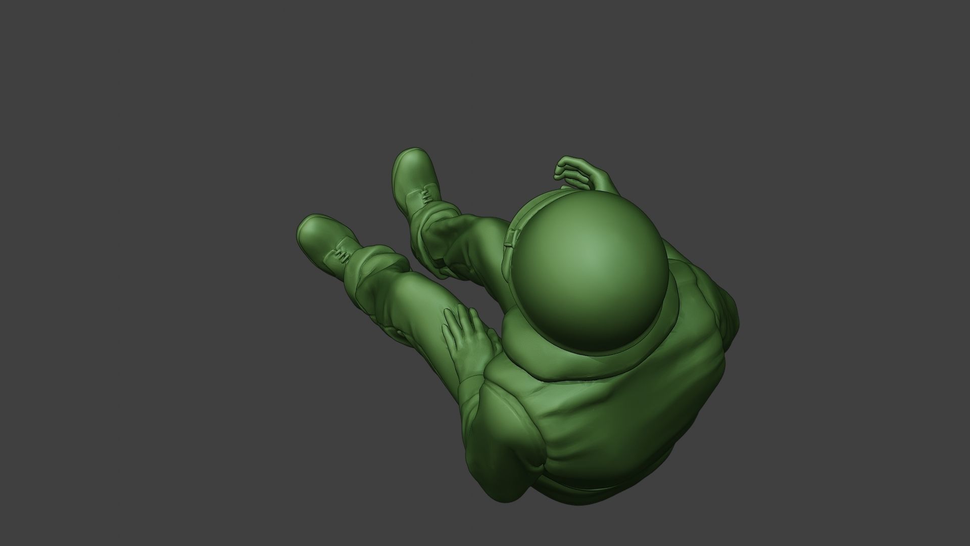 US Navy Sailor ww2 Sit2 USN1 3D print model_16