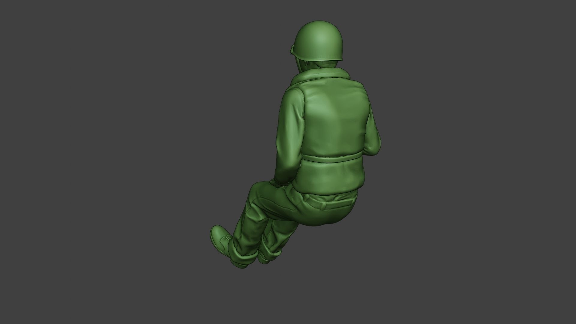 US Navy Sailor ww2 Sit2 USN1 3D print model_5