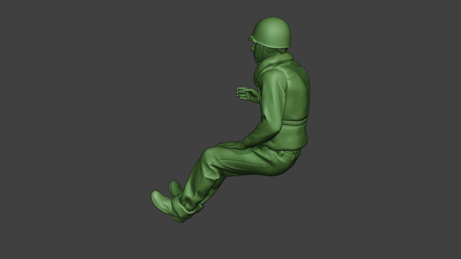 US Navy Sailor ww2 Sit2 USN1 3D print model_4