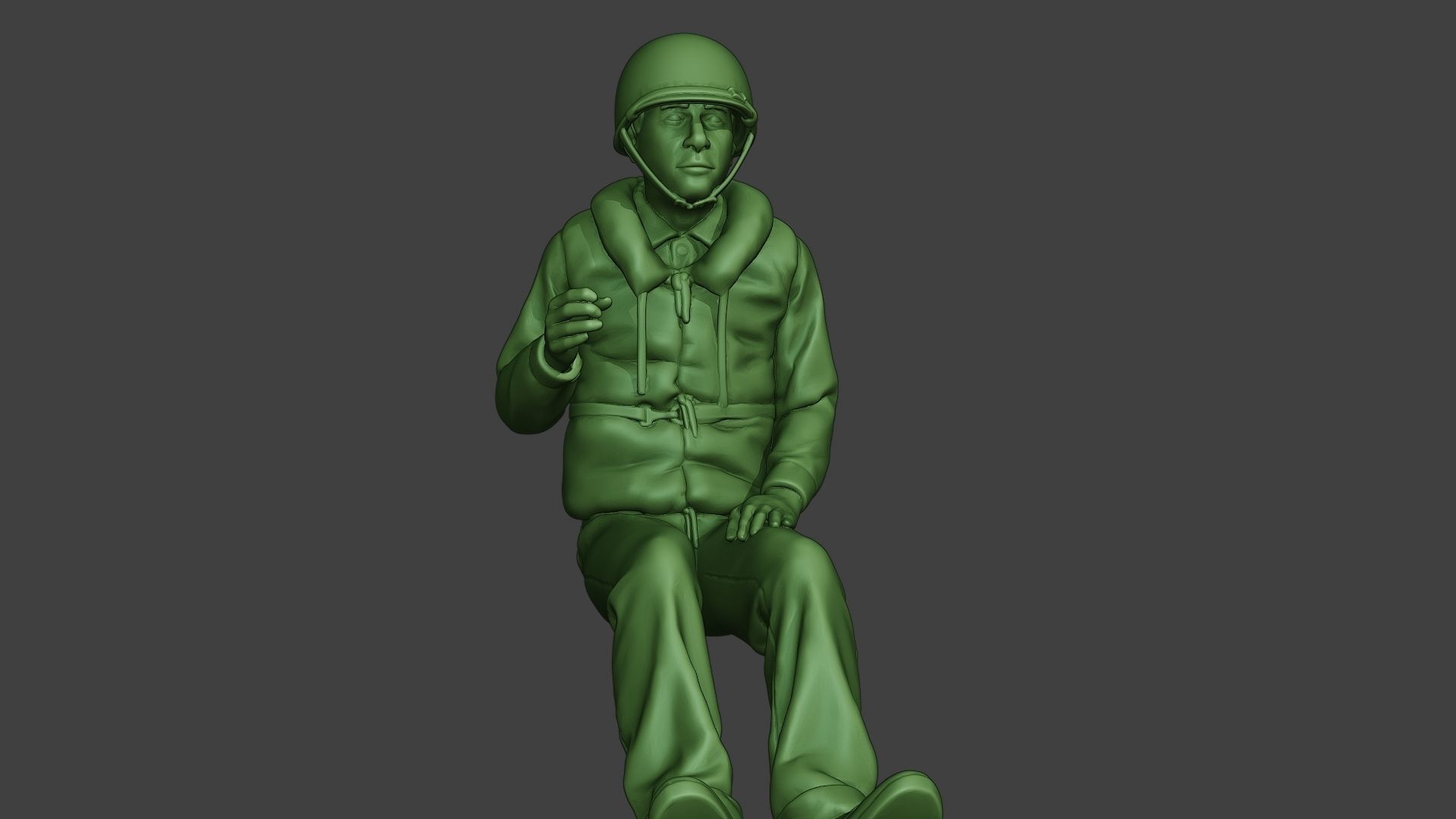 US Navy Sailor ww2 Sit2 USN1 3D print model_28