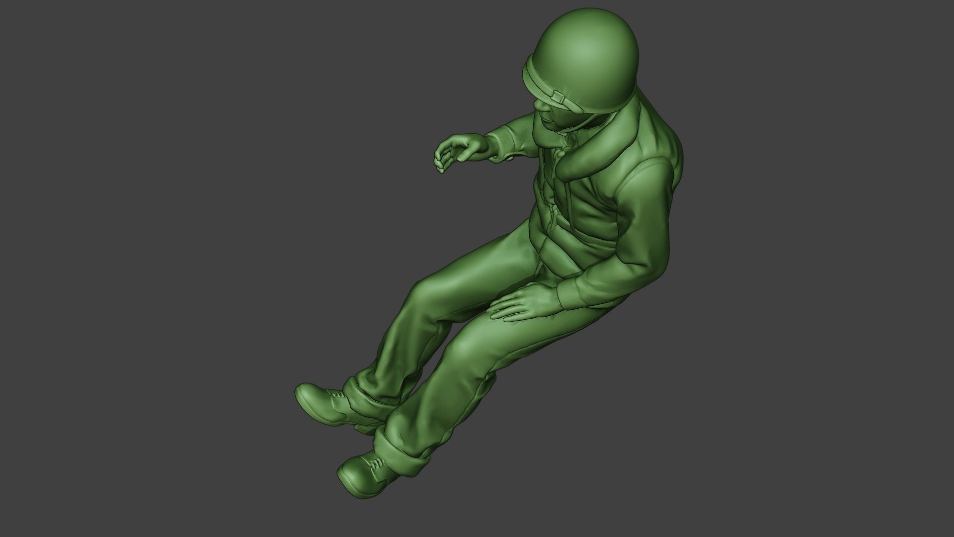 US Navy Sailor ww2 Sit2 USN1 3D print model_15