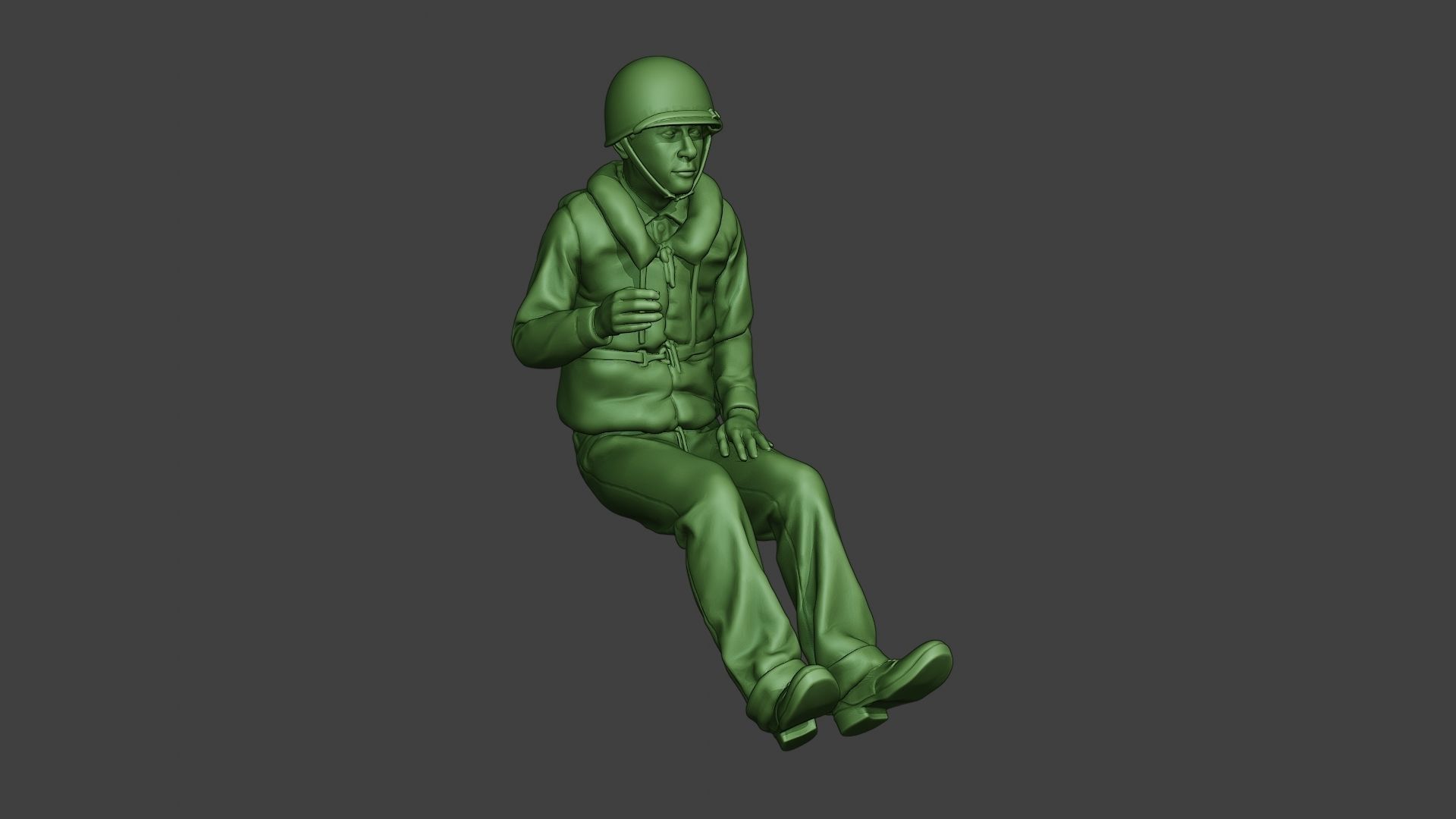 US Navy Sailor ww2 Sit2 USN1 3D print model_10