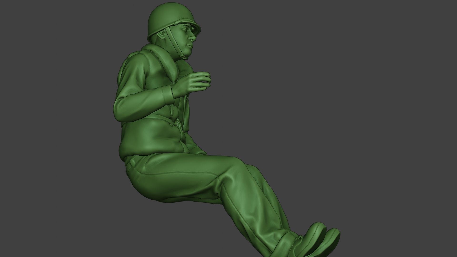 US Navy Sailor ww2 Sit2 USN1 3D print model_29