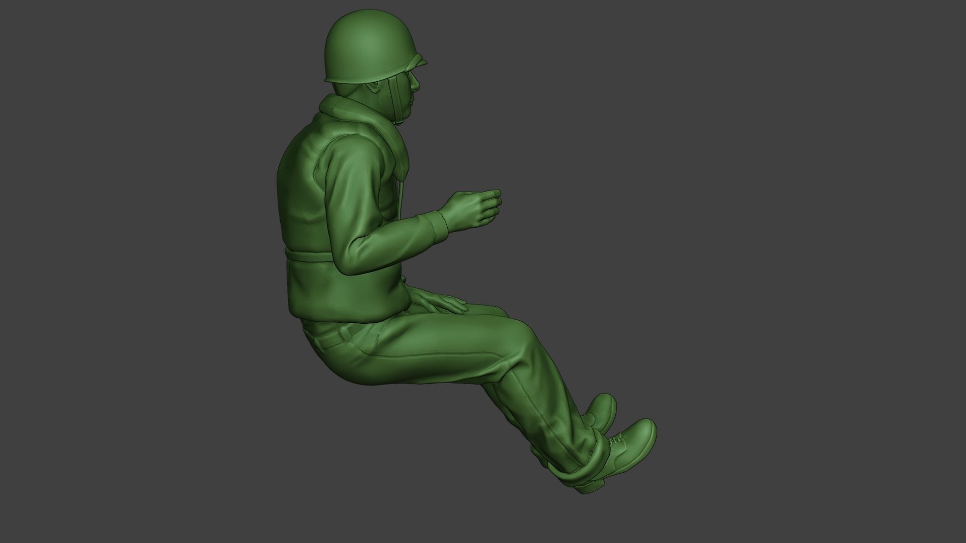 US Navy Sailor ww2 Sit2 USN1 3D print model_31