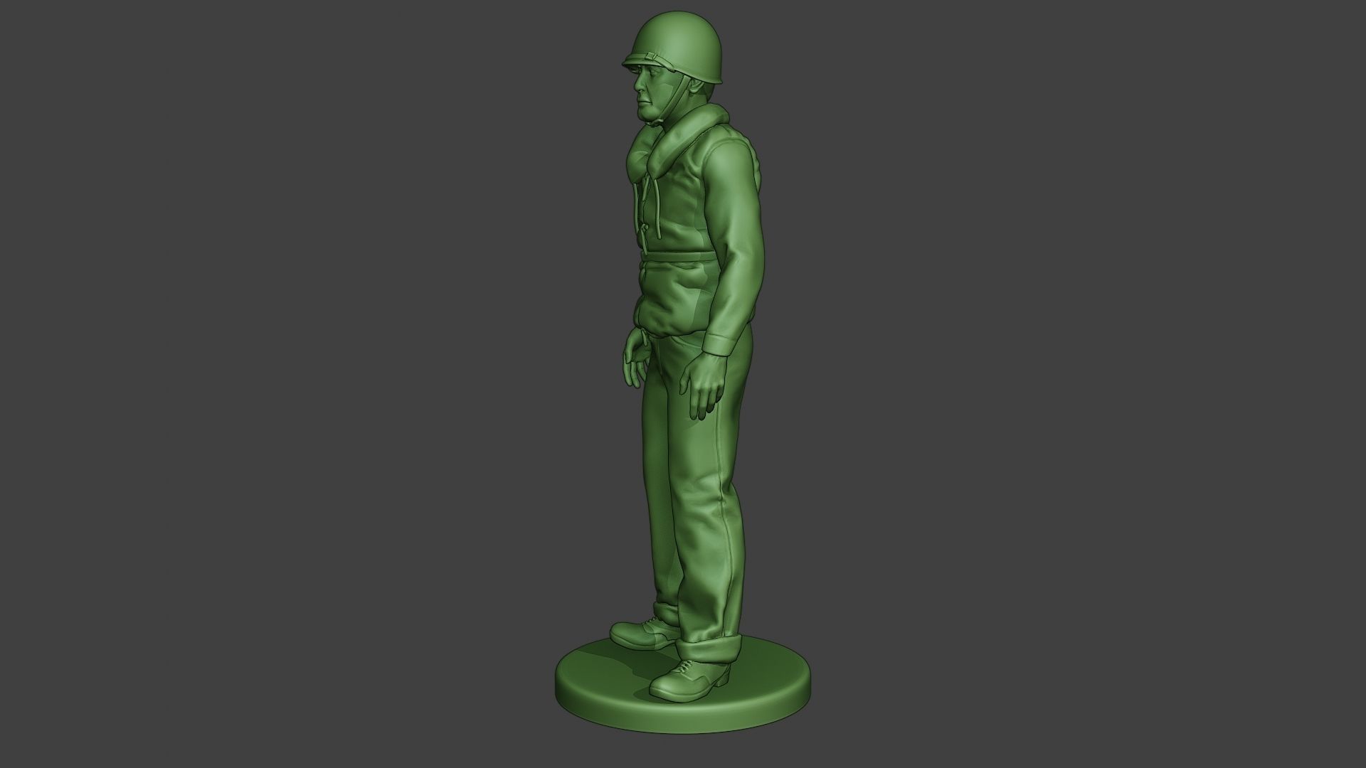 US Navy Sailor ww2 Stand USN1 3D print model_3