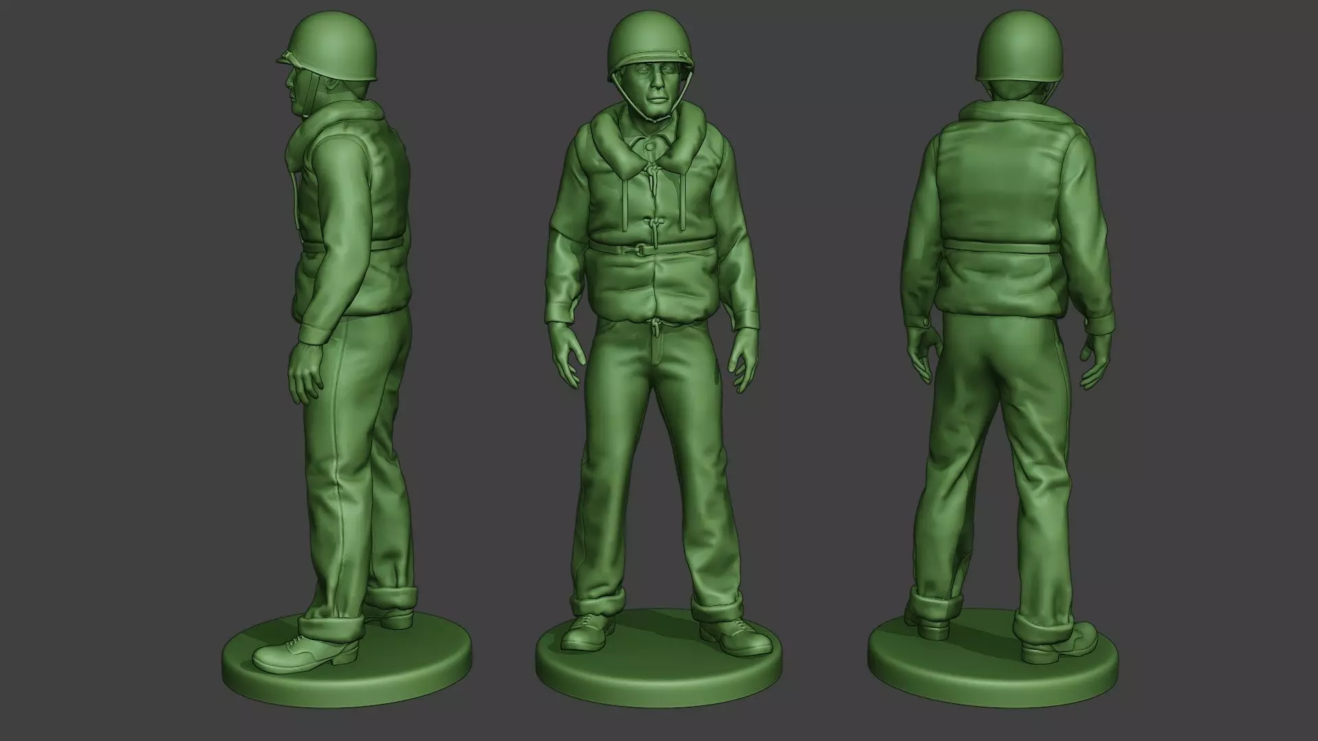 US Navy Sailor ww2 Stand USN1 3D print model_0
