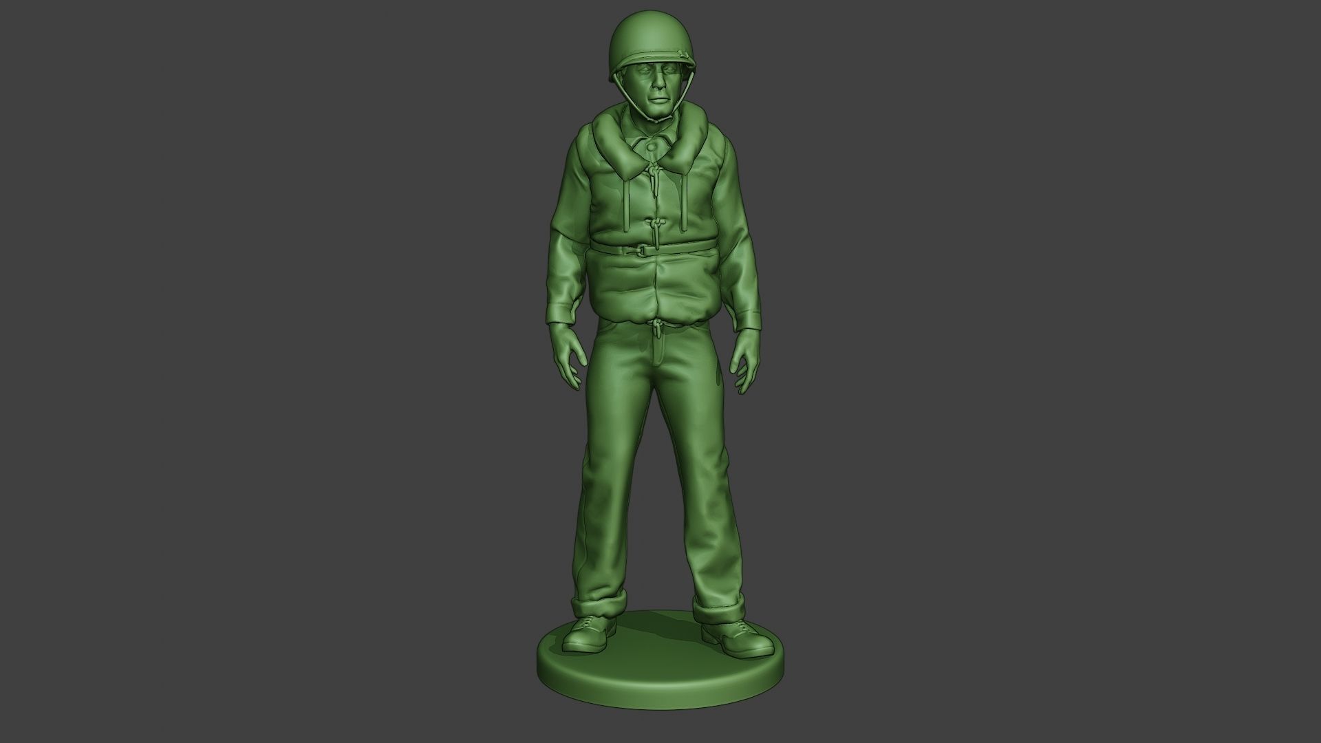 US Navy Sailor ww2 Stand USN1 3D print model_1