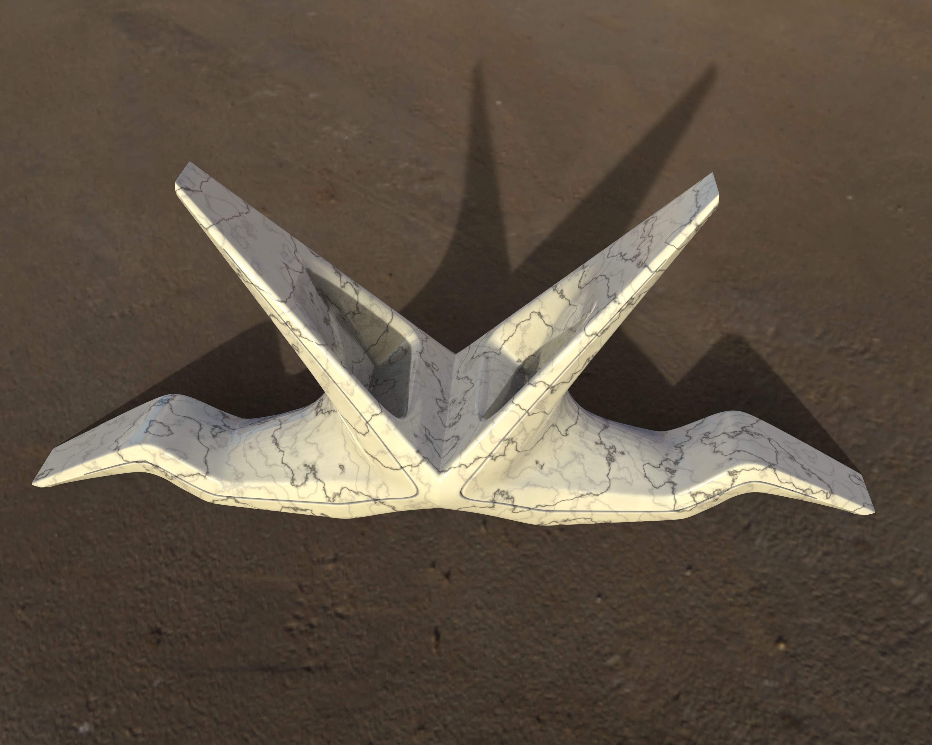 Arrow Sculpture model for 3d printing 3D print model_2