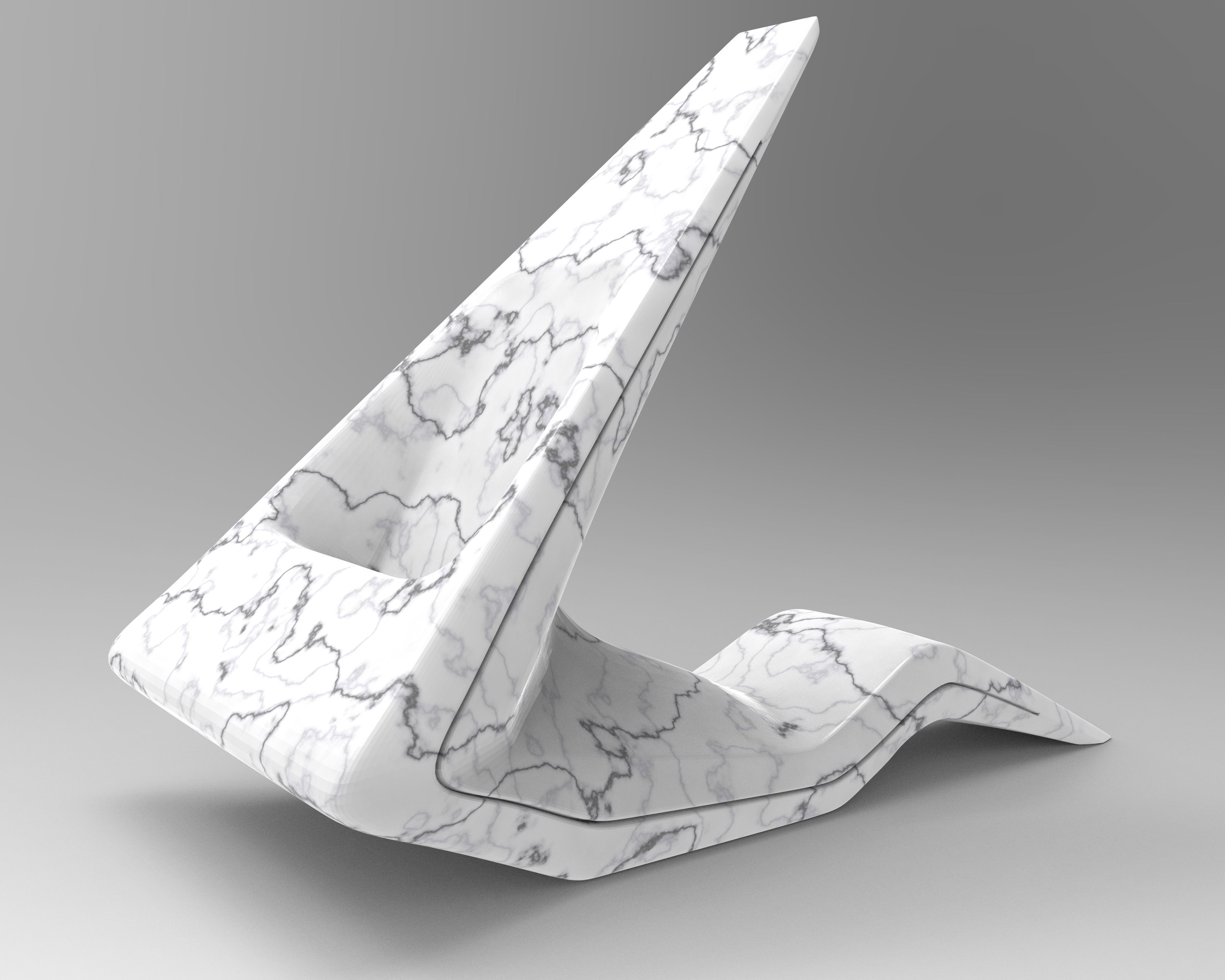 Arrow Sculpture model for 3d printing 3D print model_3