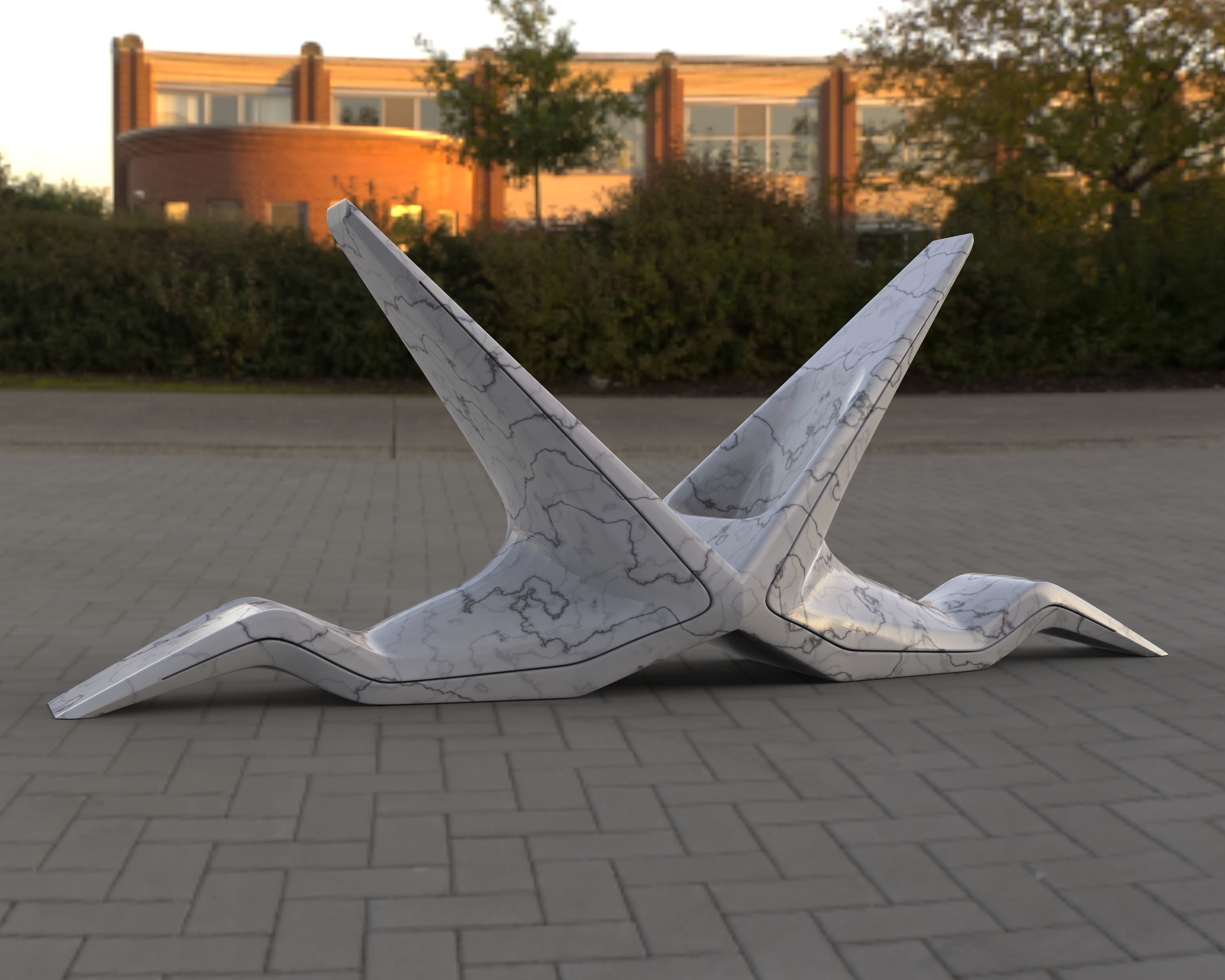 Arrow Sculpture model for 3d printing 3D print model_7