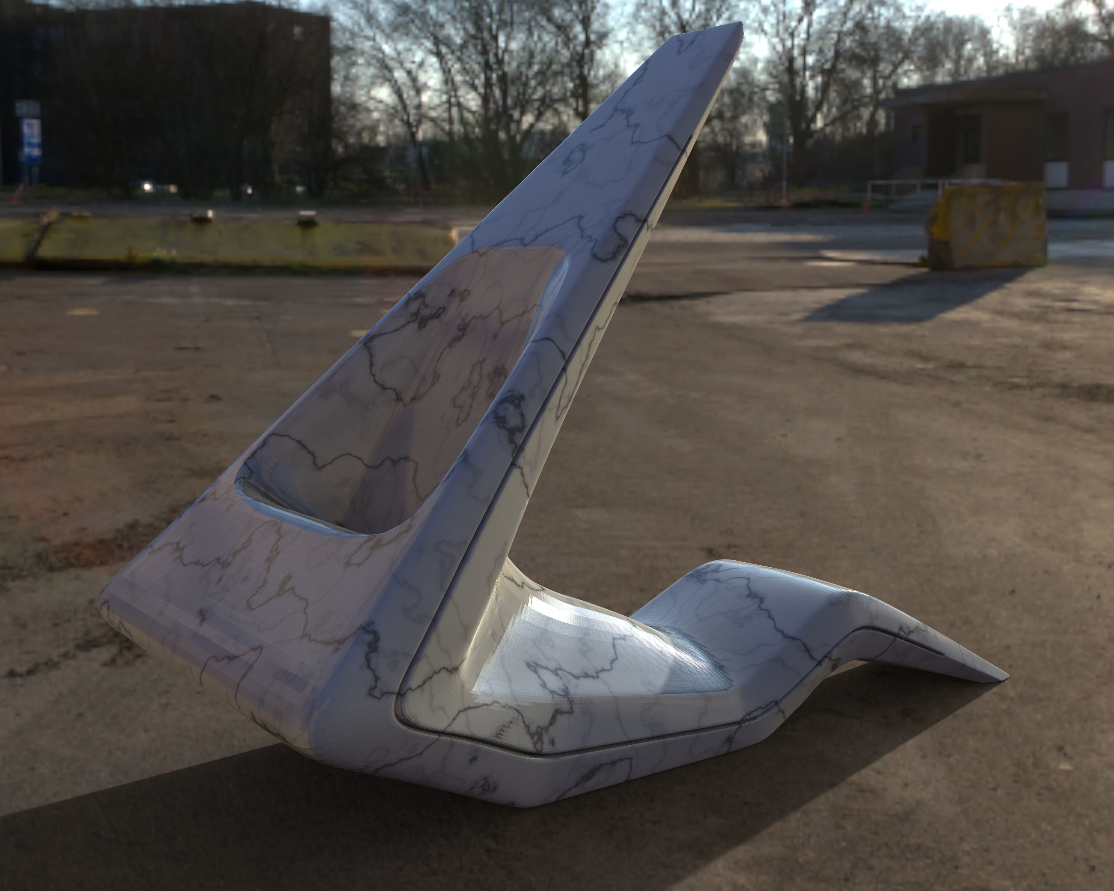 Arrow Sculpture model for 3d printing 3D print model_1