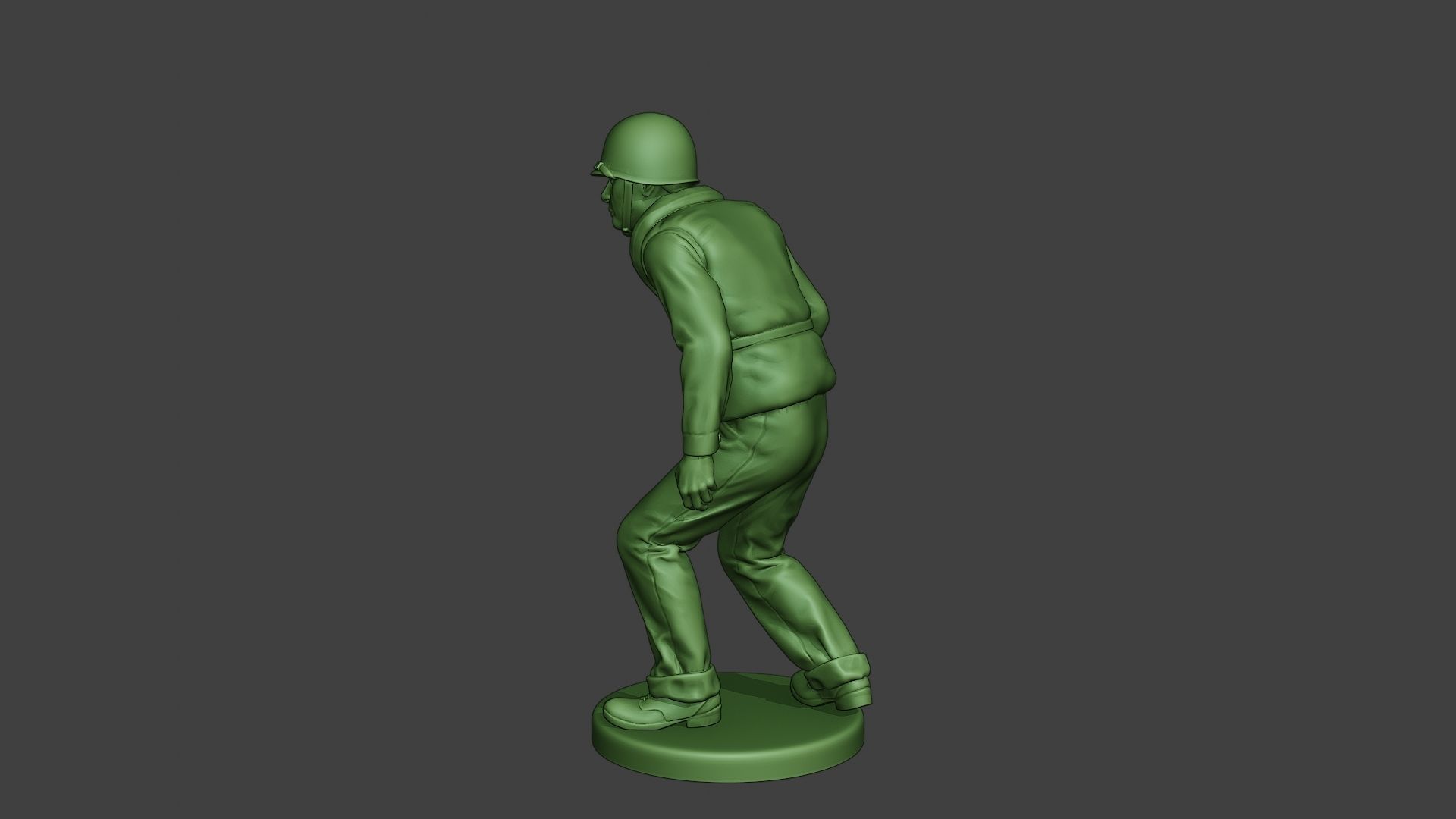 US Navy Sailor ww2 Walk2 USN1 3D print model_4