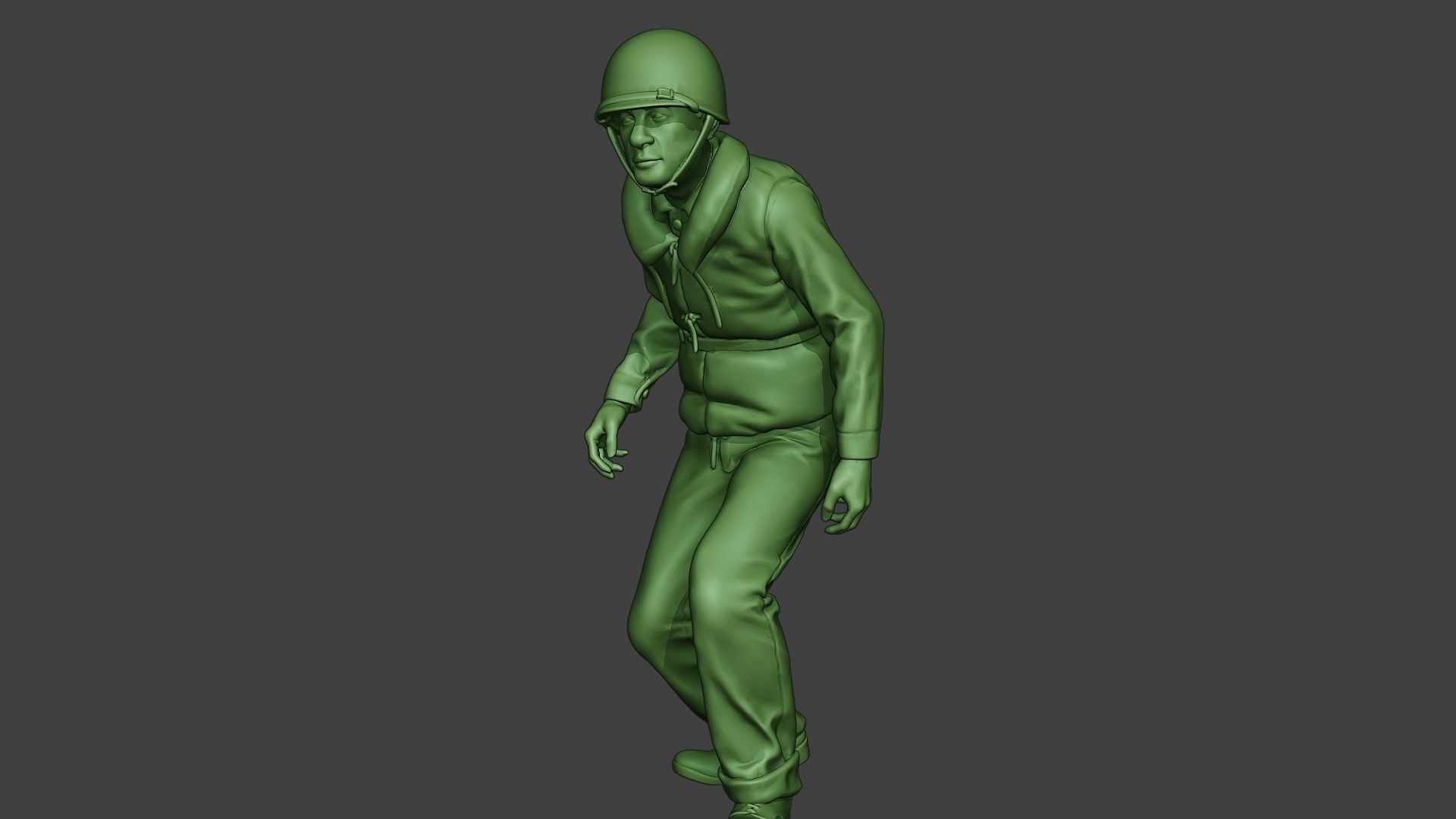 US Navy Sailor ww2 Walk2 USN1 3D print model_27