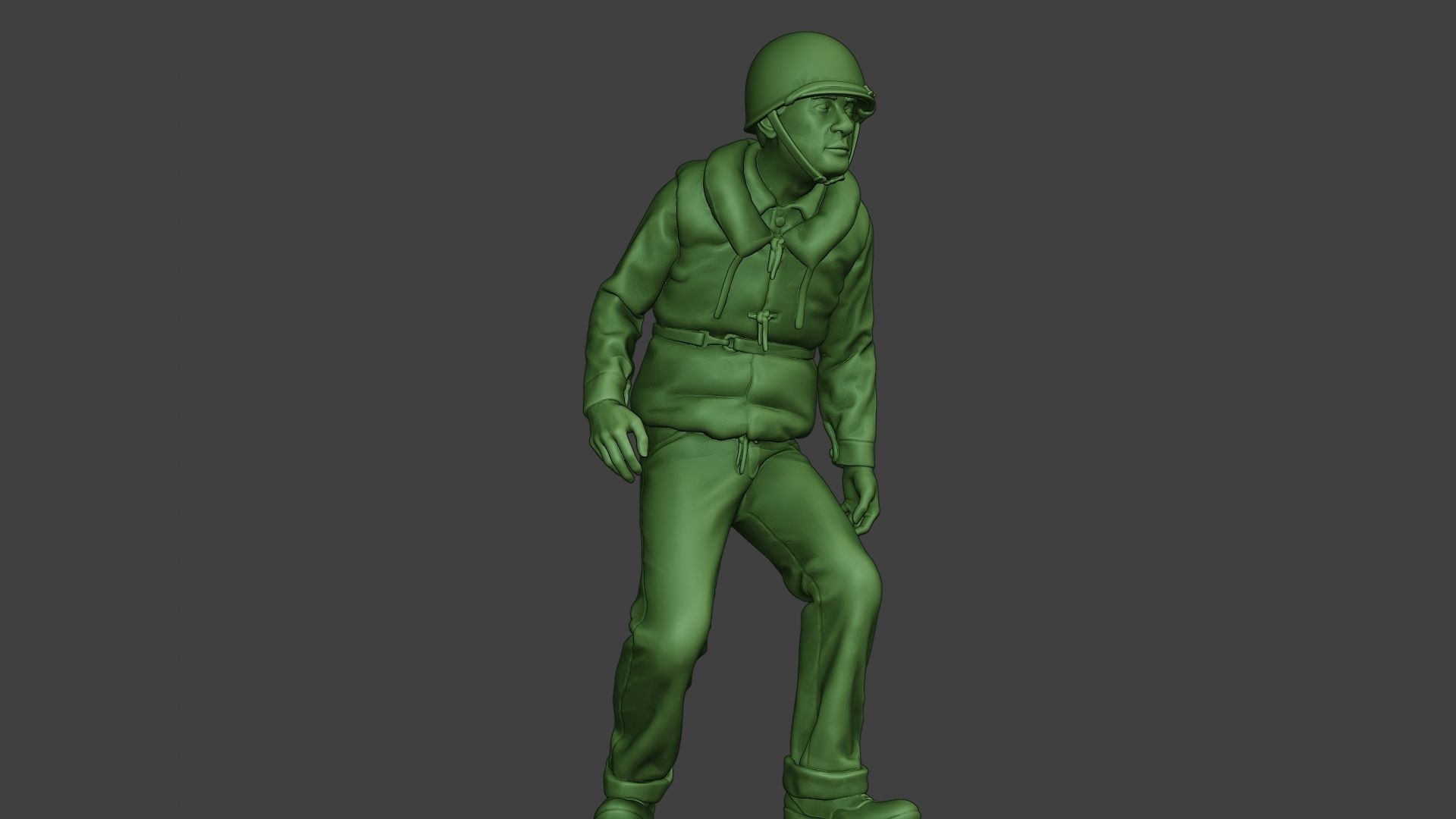 US Navy Sailor ww2 Walk2 USN1 3D print model_13