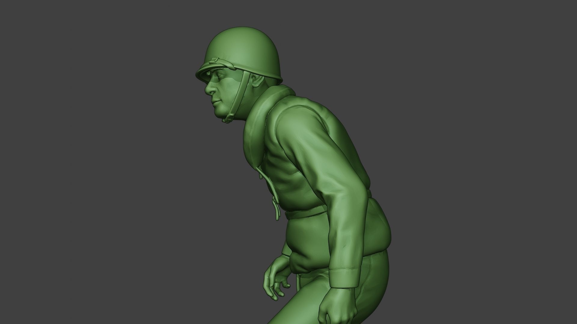 US Navy Sailor ww2 Walk2 USN1 3D print model_17