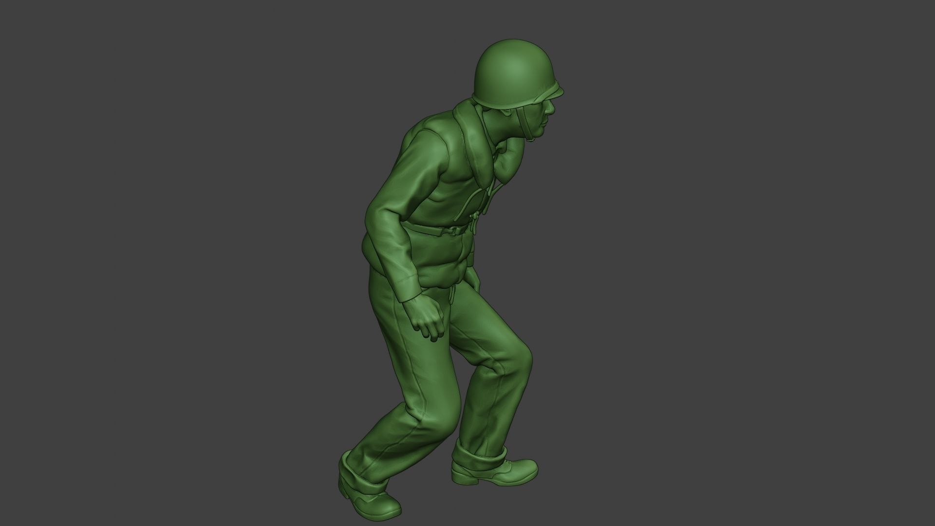 US Navy Sailor ww2 Walk2 USN1 3D print model_30