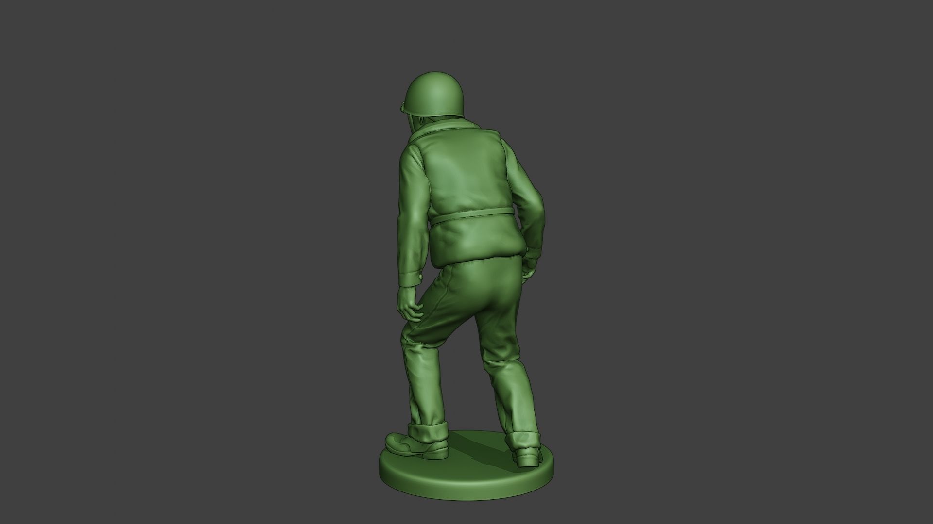 US Navy Sailor ww2 Walk2 USN1 3D print model_5