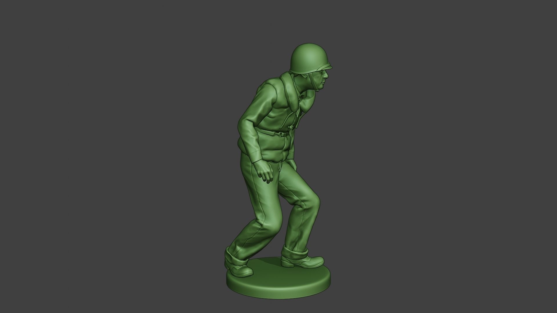 US Navy Sailor ww2 Walk2 USN1 3D print model_9