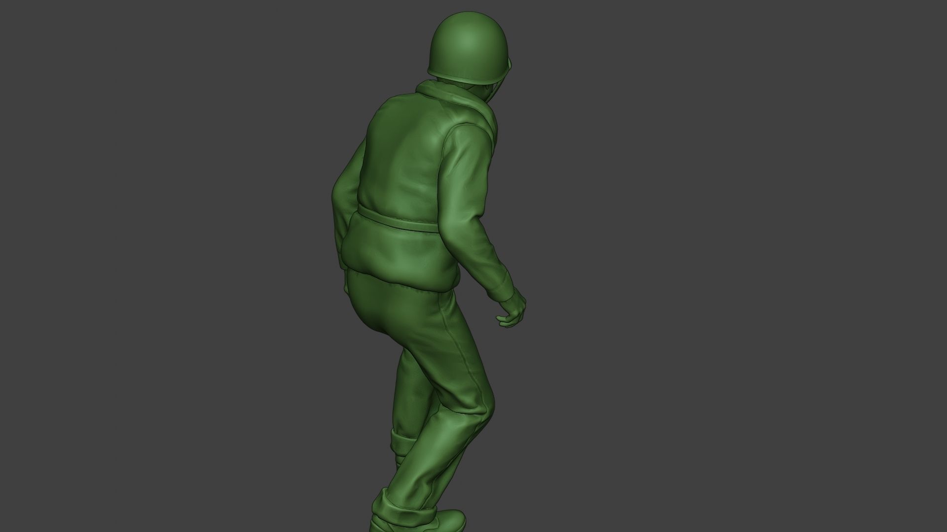 US Navy Sailor ww2 Walk2 USN1 3D print model_24