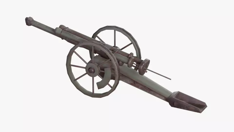 Cannon Free 3D model