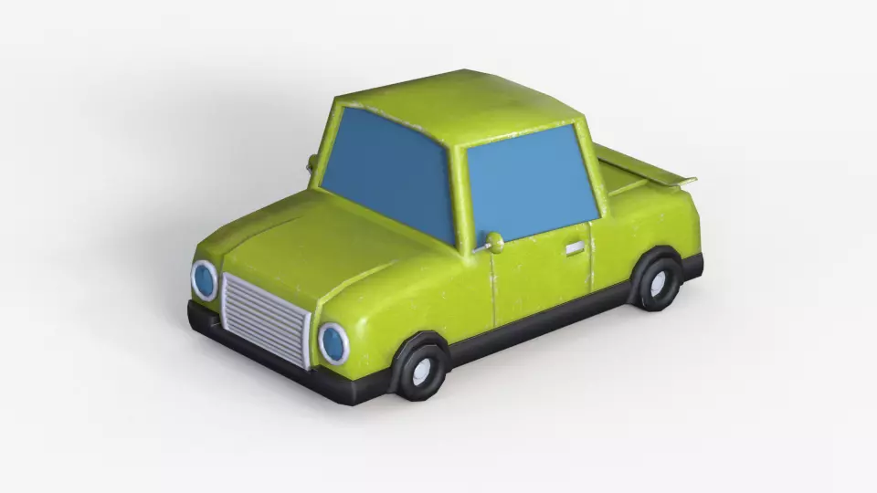 Cartoon Car Free 3D model