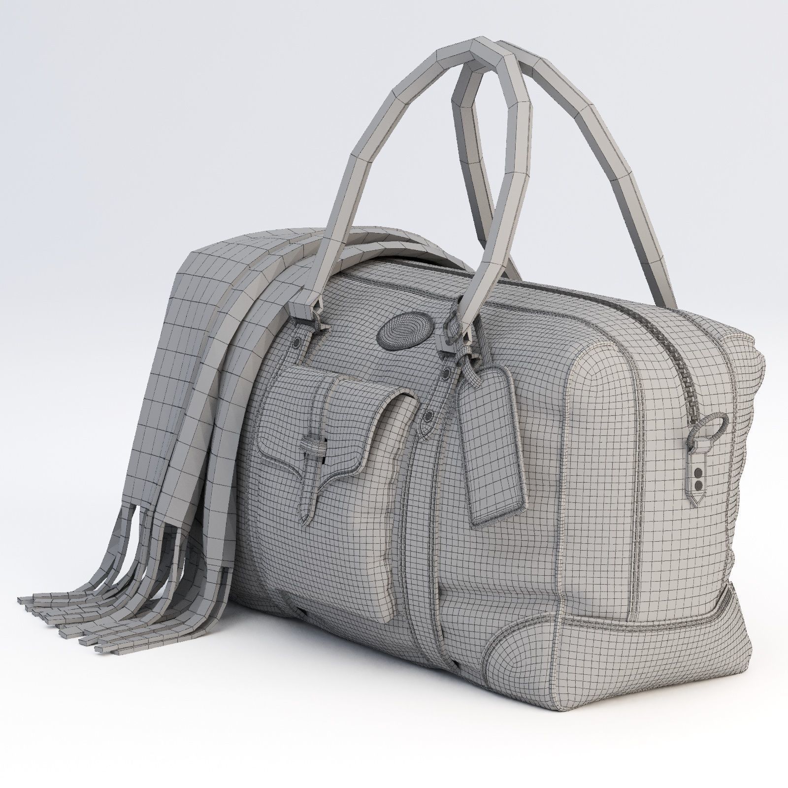 Rmwilliams Signature Overnight Bag Whiskey 3D model_3