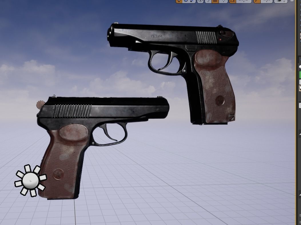 PM Pistol Low-poly 3D model Low-poly 3D model_10