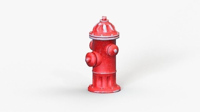 Fire Hydrant Free low-poly 3D model