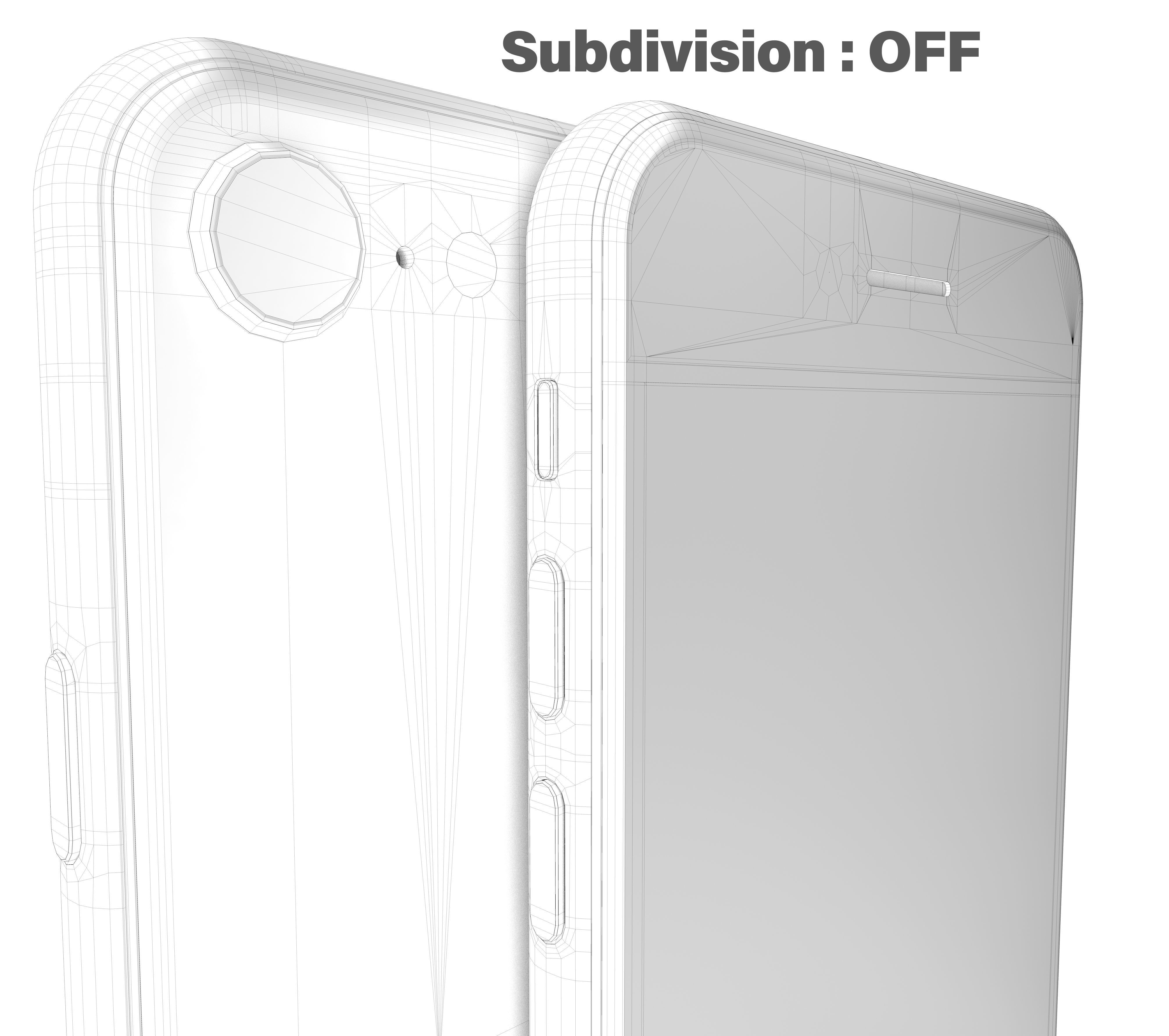 Apple iPhone SE 2020 Black  Low-poly 3D model_29