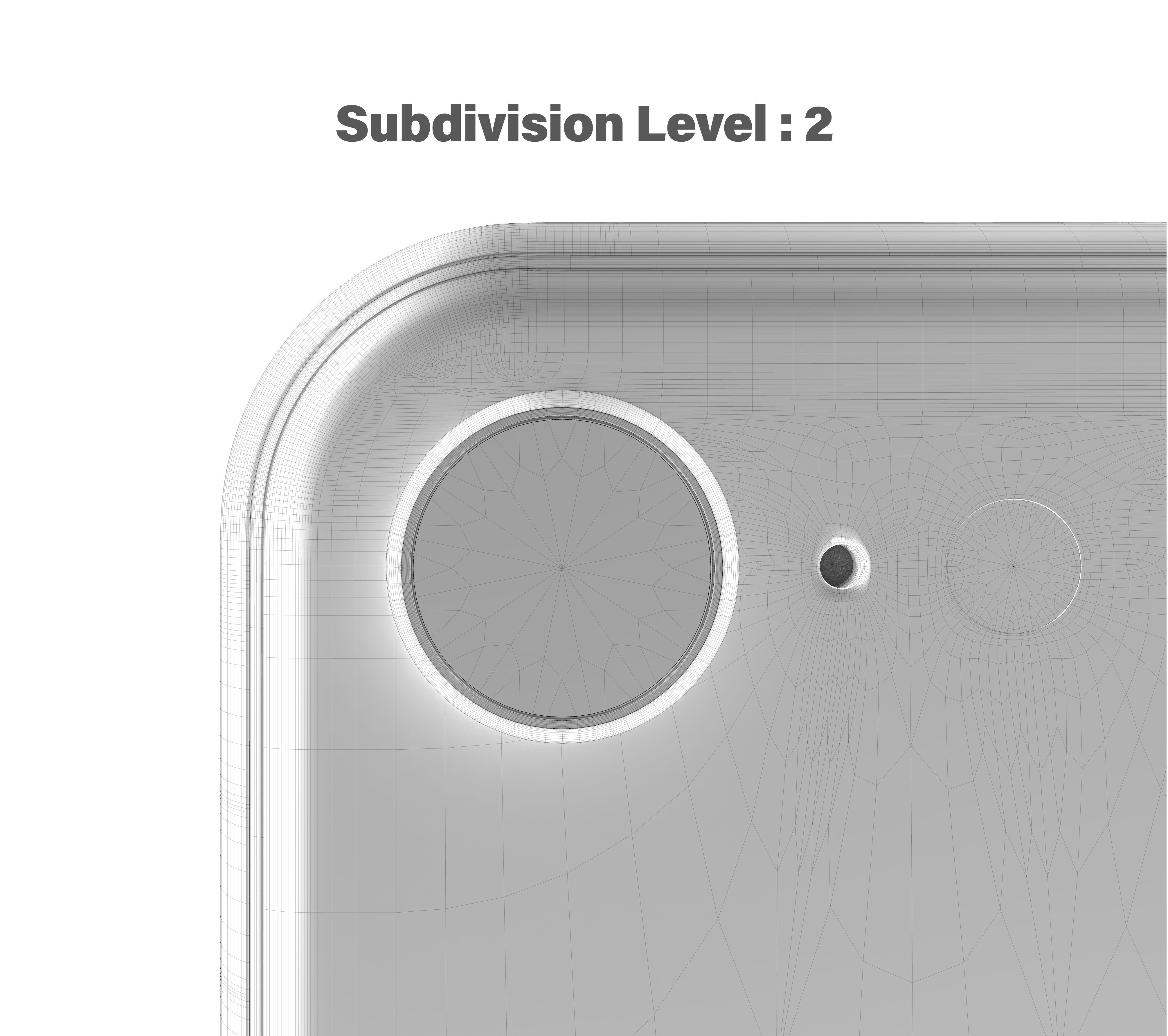 Apple iPhone SE 2020 Black  Low-poly 3D model_26