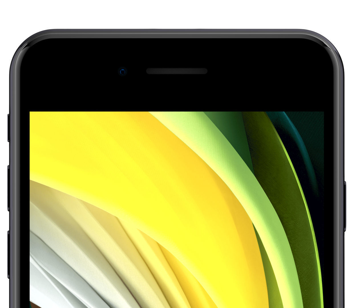 Apple iPhone SE 2020 Black  Low-poly 3D model_13