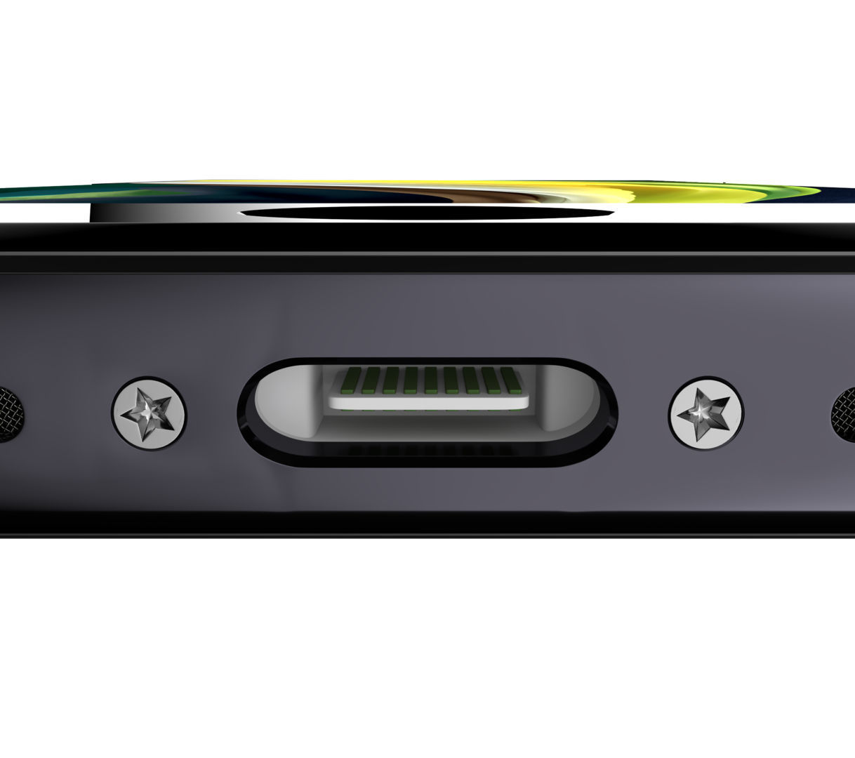 Apple iPhone SE 2020 Black  Low-poly 3D model_9