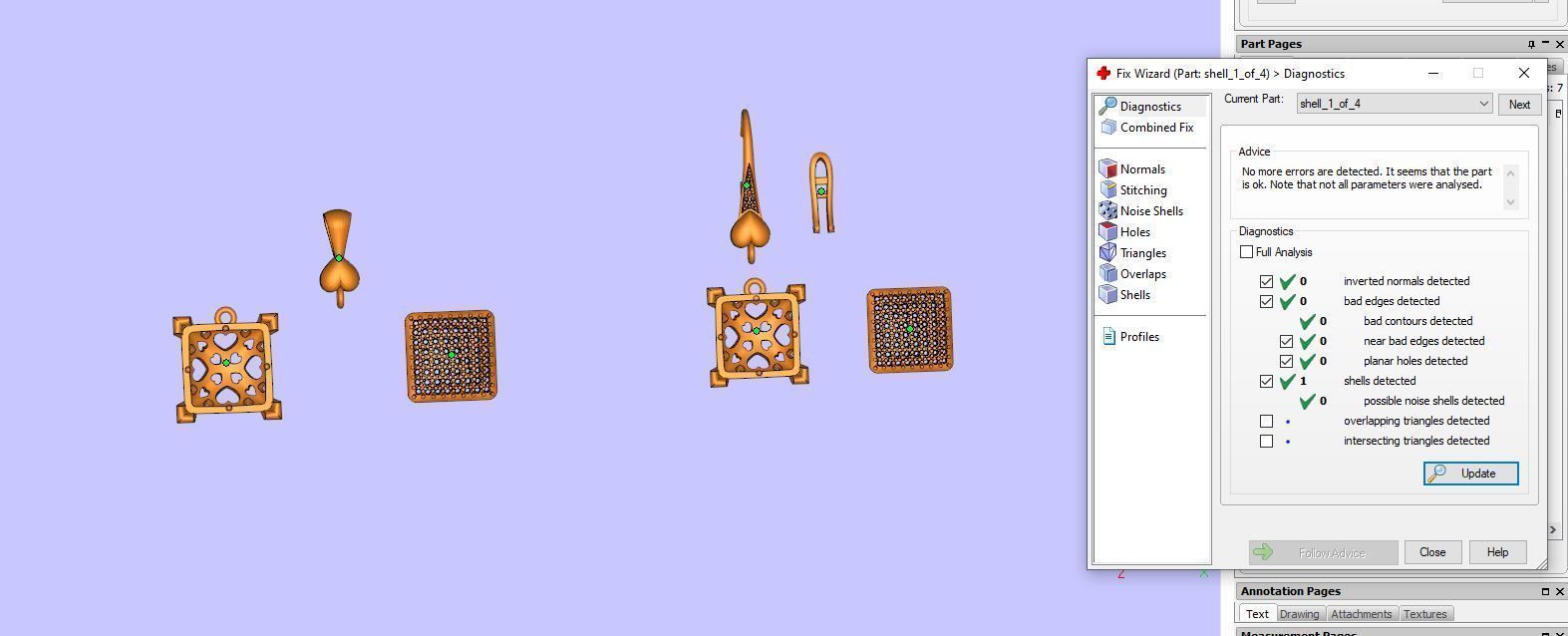Earrings and Pendant 3D print model_15