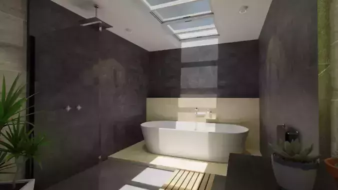 Bath Room Modern Interior Design