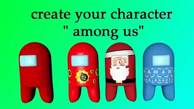 Create your character Among us
