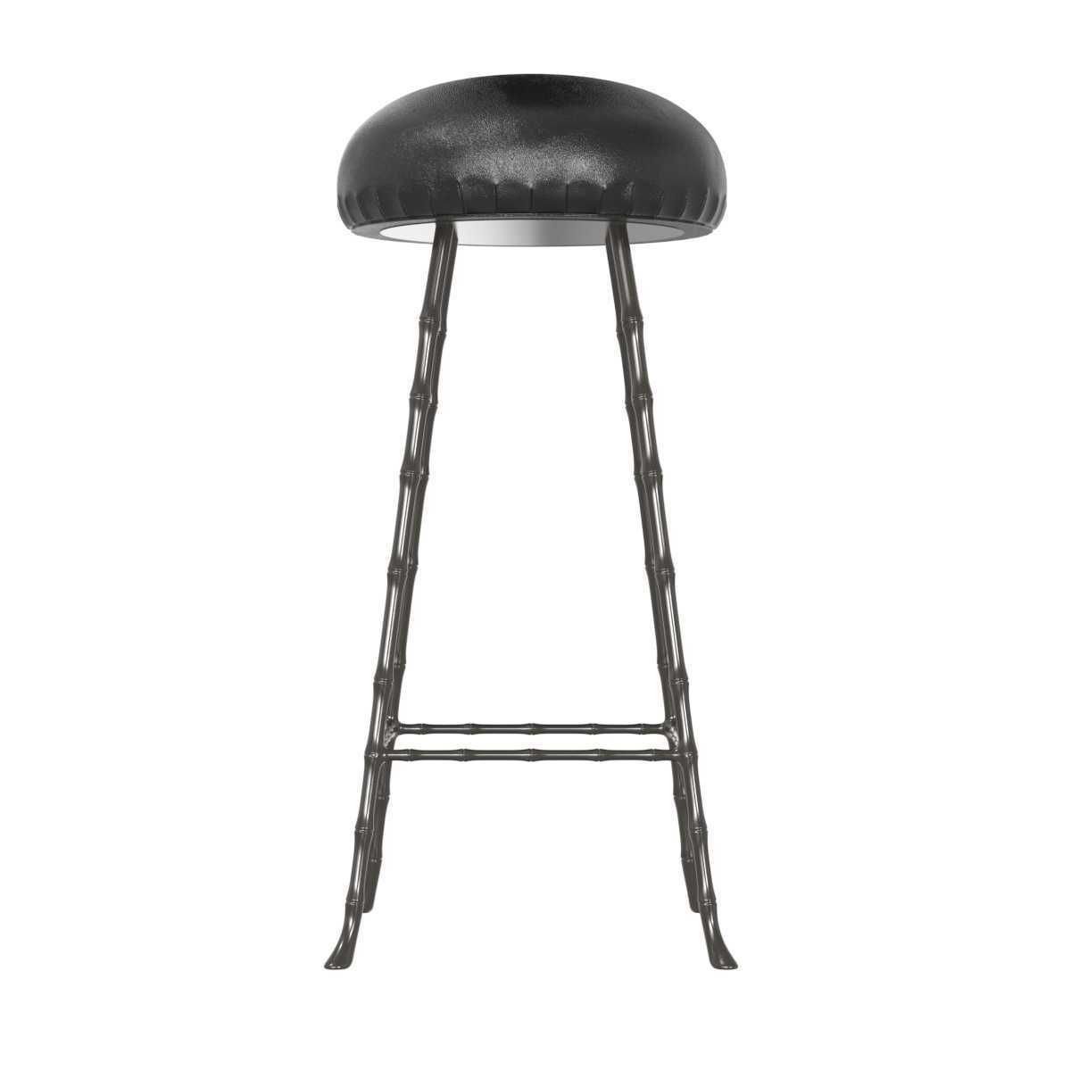 Rose uniacke high upholstered bar stool 3D model CGTrader