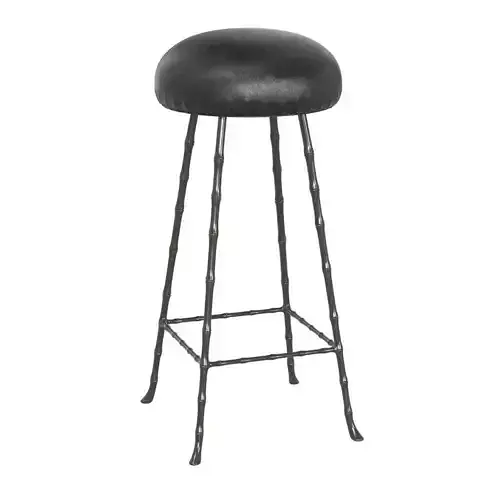 Rose uniacke high upholstered bar stool