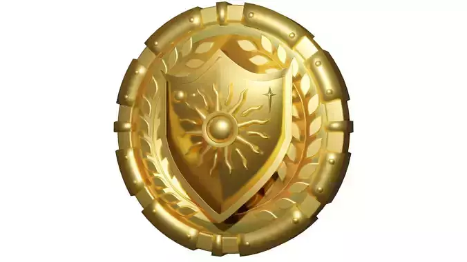 Medallion Sun Wreath  3D model