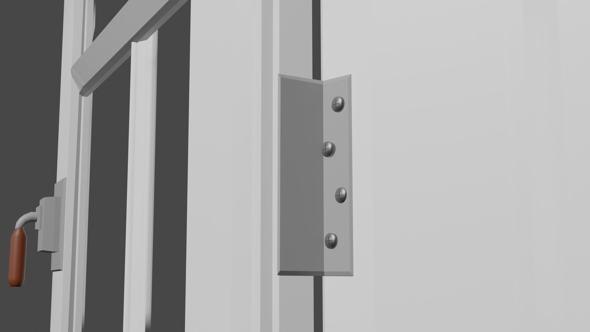 French Style window Free 3D model_8