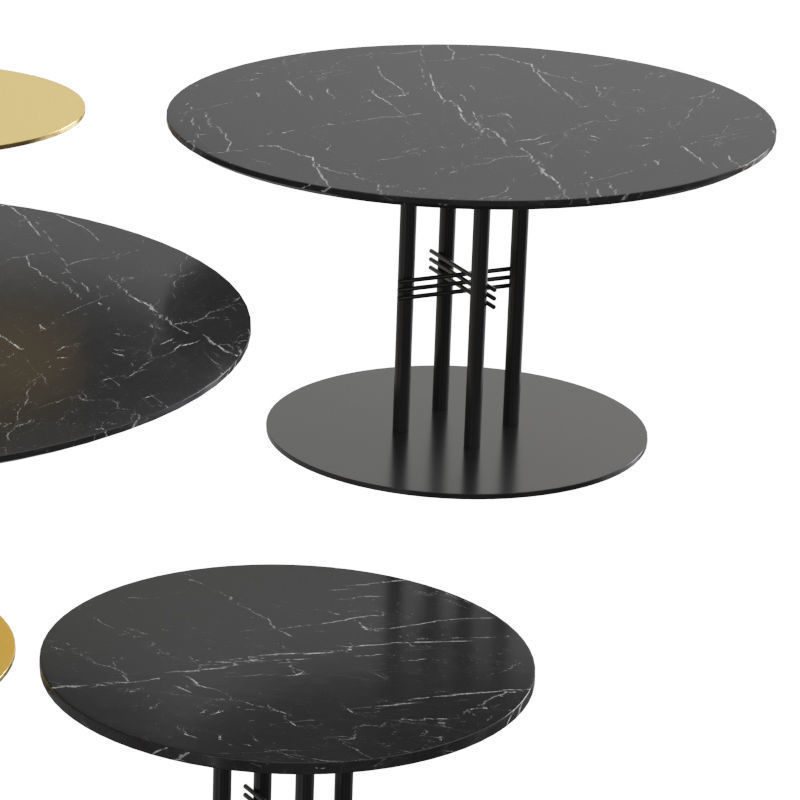 TS Column Lounge Table 3D model_2