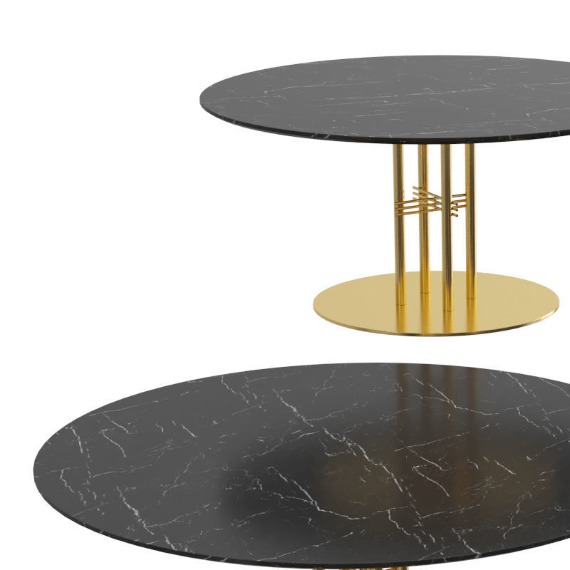 TS Column Lounge Table 3D model_1